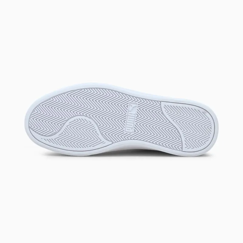 PUMA Shuffle Youth White/Gray Violet/Gold (375688-01)