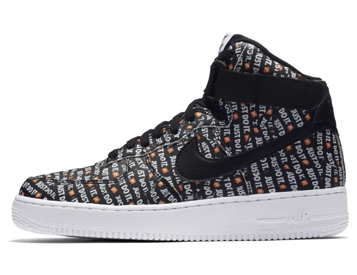 Nike Air Force 1 High Just Do It Pack Black