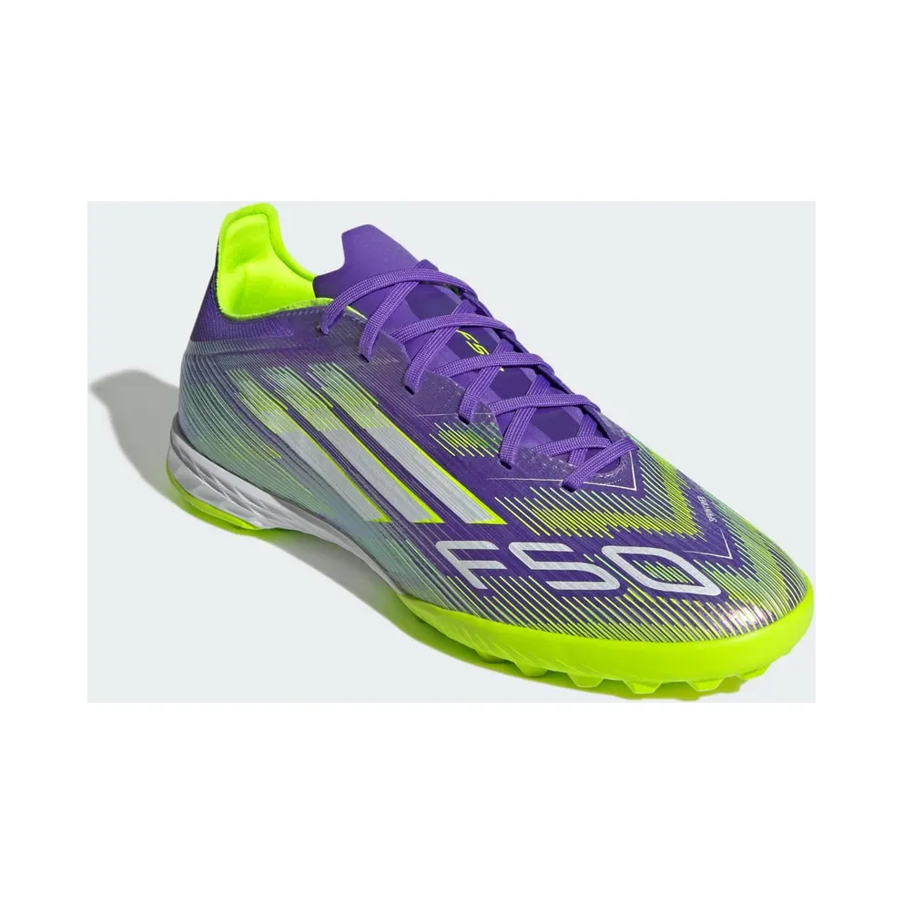 adidas F50 Pro TF Purple Rush Cloud White Lucid Lemon (JH7665)