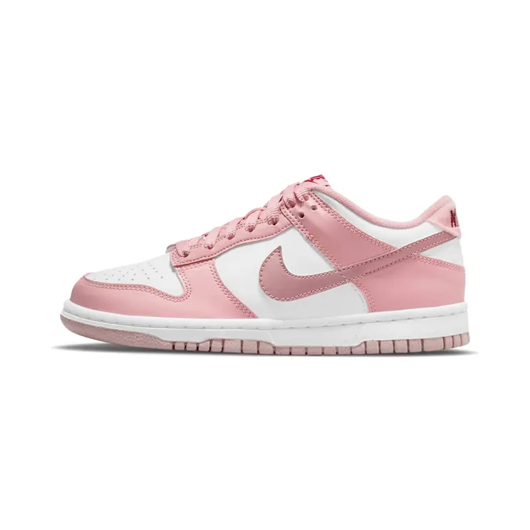 Nike Dunk Low Pink Velvet (GS) “Pink Glaze / White / Pomegranate” (DO6485-600)