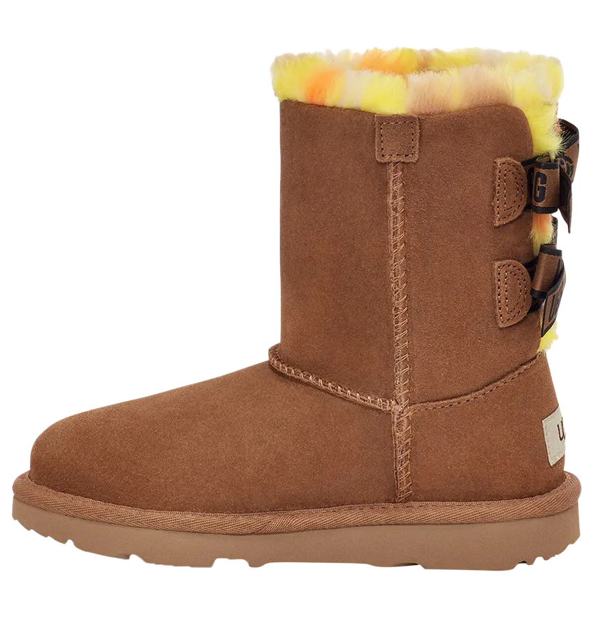 Ugg Bailey Bow Plaid Punk “CHESTNUT” (1134930K-CHE)