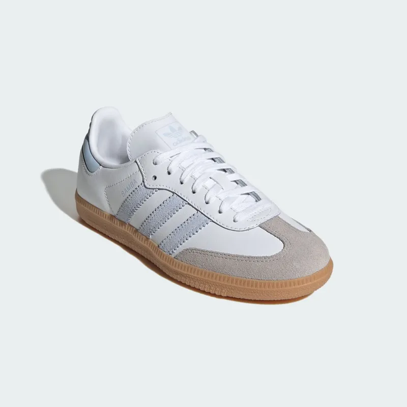 Adidas Samba OG GS “White Crystal Sky Gum” (JQ2019)