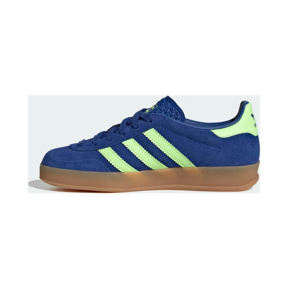 Adidas GAZELLE INDOOR Shoes Royal Blue / Green Spark / Gold Metallic (KI7176)