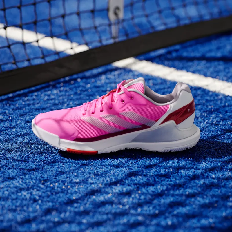 Adidas Crazyquick Lightstrike Padel Shoes Lucid Pink / Silver Metallic / Lucid Red (IH3395)