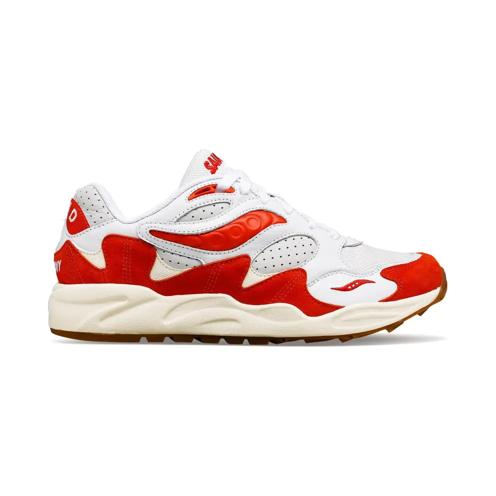 Saucony Grid Shadow 2 Ivy Prep White Red (S70813-2)