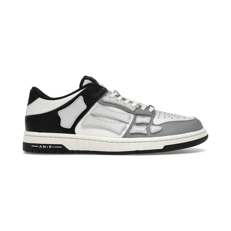 AMIRI Skel Top Low Black White Grey (AMFOSR1031-067)