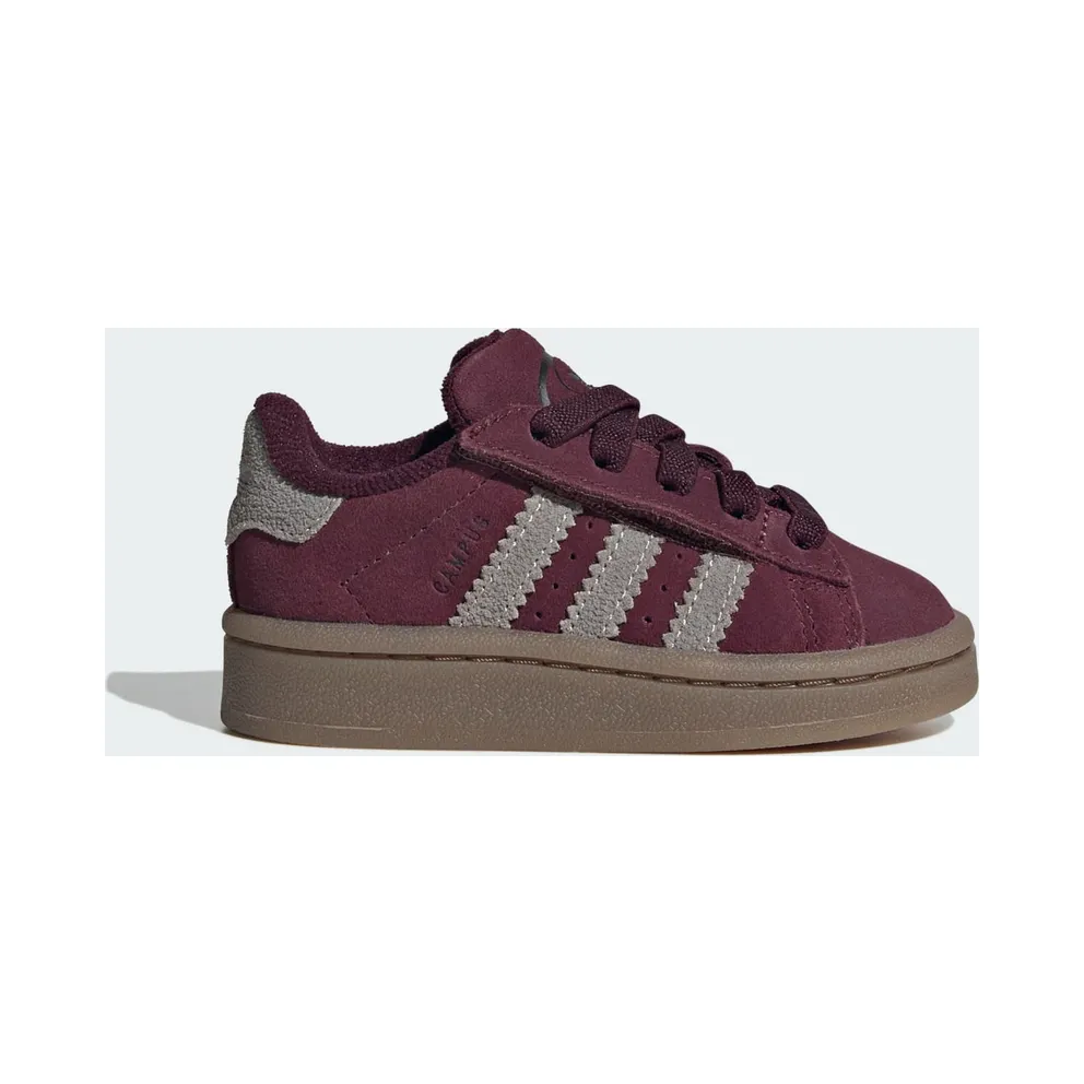 Adidas CAMPUS 00s COMFORT CLOSURE ELASTIC LACE Shoes Maroon / Khaki Three / Gum (KI9407)