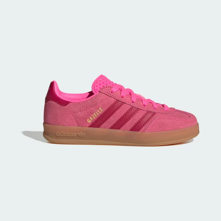 adidas Gazelle Indoor “Lucid Pink / Team Victory Red / Gold Metallic” (KJ2301)