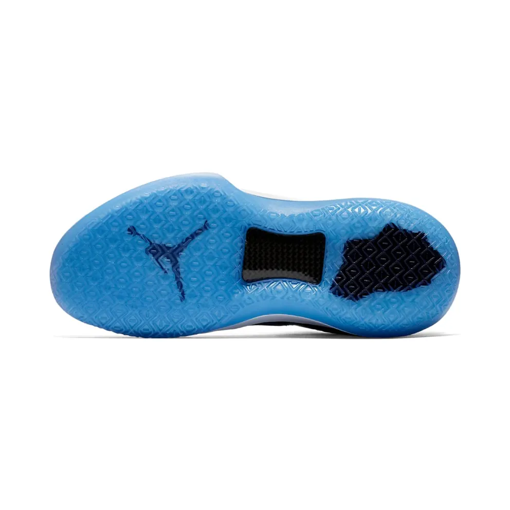 Jordan XXXII Low University Blue Black White Metallic Silver (AA1257-401)