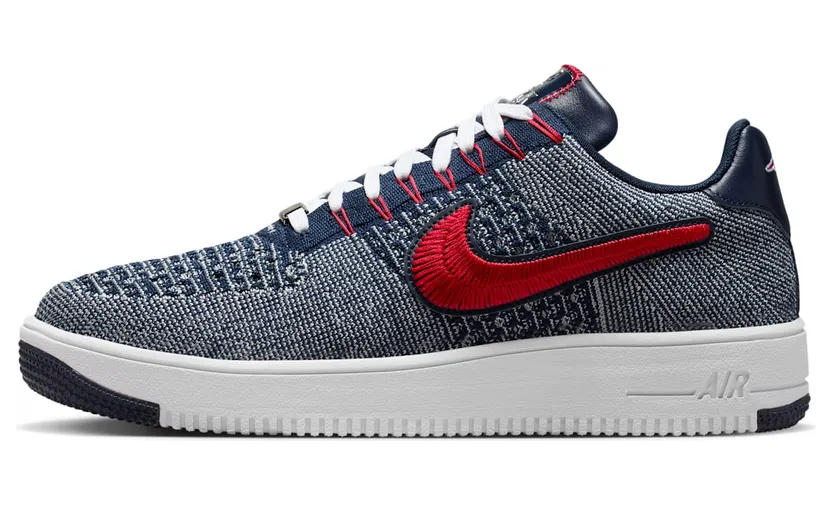 Nike Air Force 1 Ultra Flyknit Low “Patriots Robert Kraft Wolf Grey” (FV4079-012)