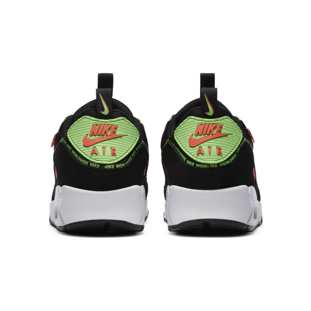 Nike Air Max 90 Worldwide Pack Black Black/Green-Red-White (CK6474-001)