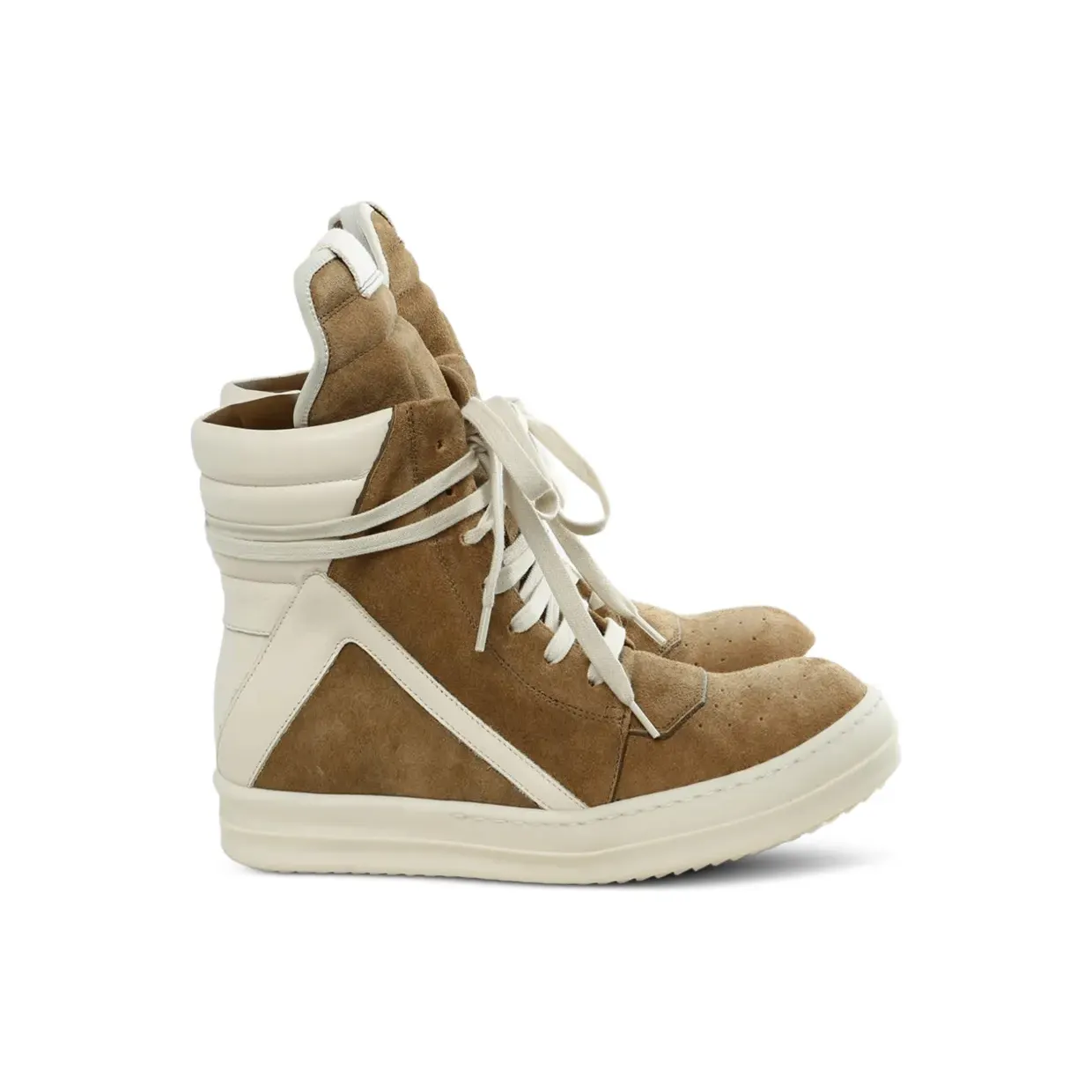 Rick Owens High-Top-Sneakers mit Schnürung “Brown” (RP01F6894LCSUCO)