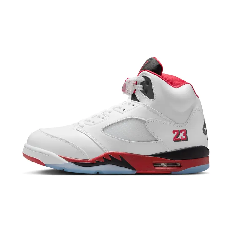 Jordan Air Jordan 5 “White / Black / Fire Red” (HQ7978-101)
