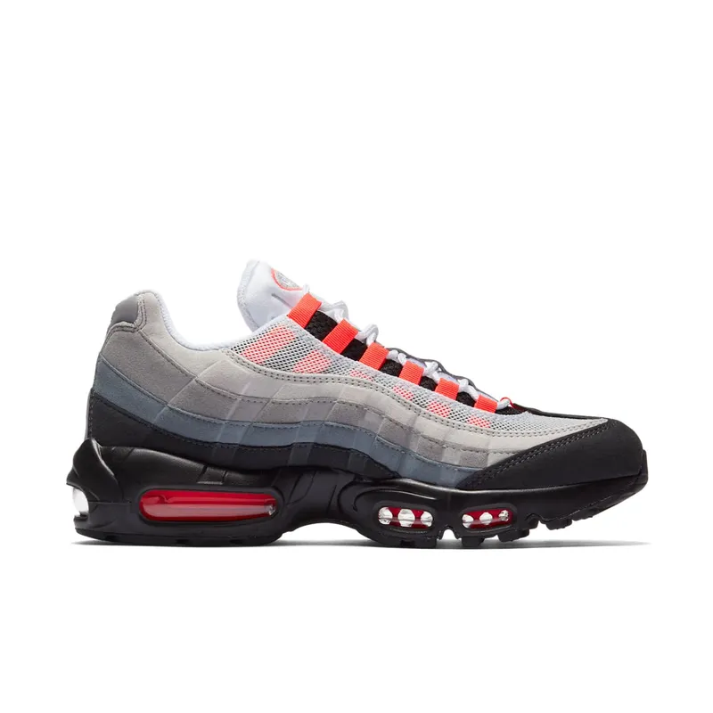 Nike Air Max 95 Solar Red (2011) White/Solar Red-Neutral Grey-Medium Grey (609048-106)
