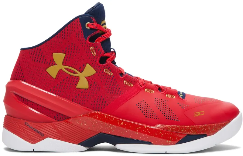 Under Armour UA Curry 2 Floor General Red/Academy-Gold (1259007-601)