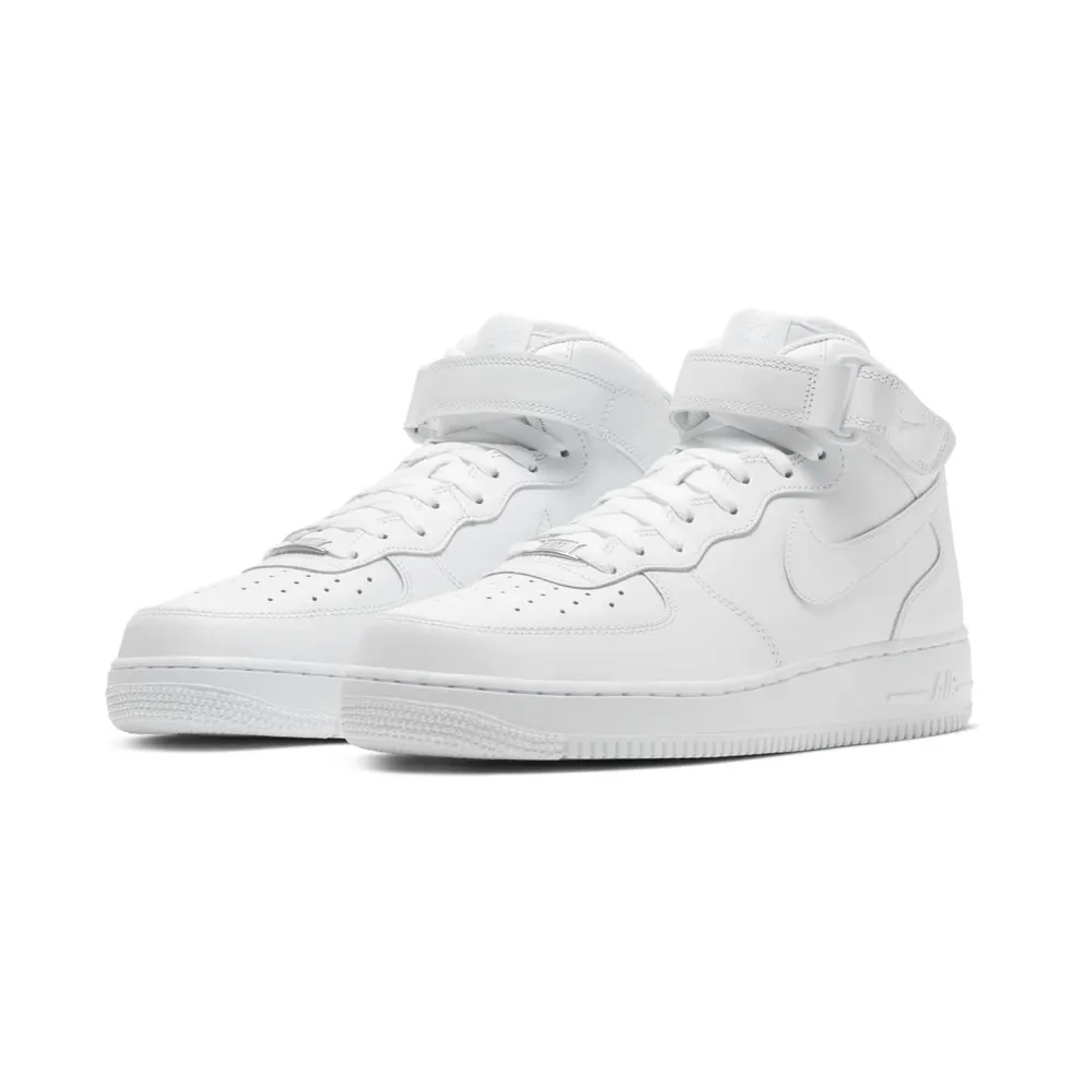 Nike Air Force 1 Mid White ’07 White/White (315123-111)