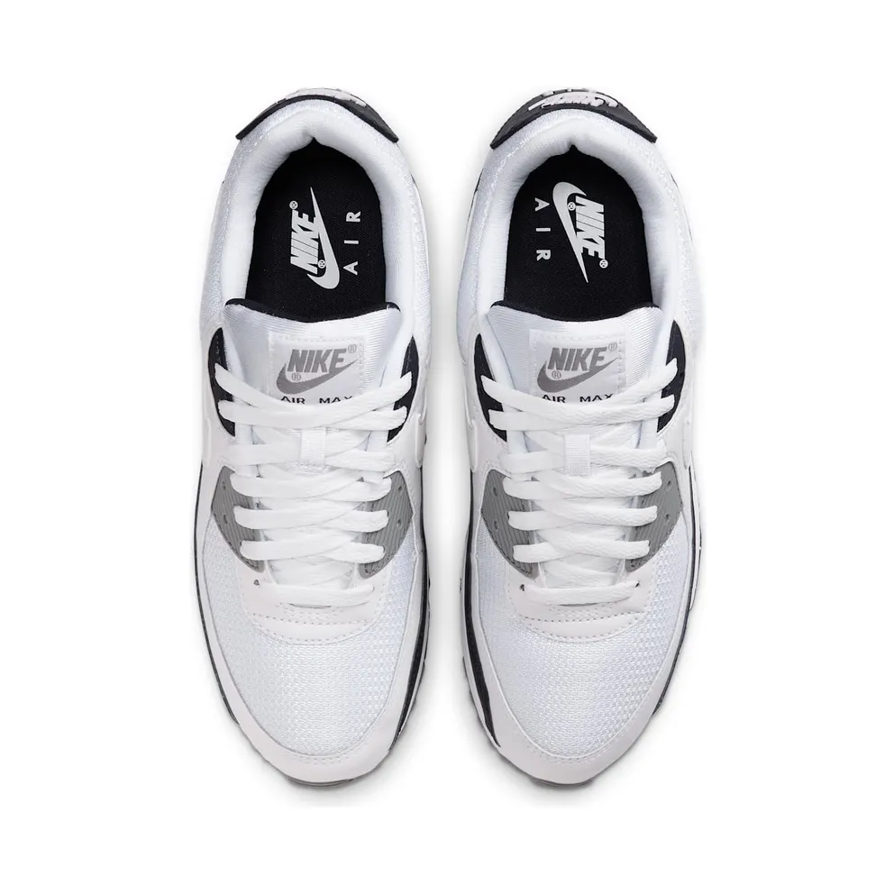 Nike Air Max 90 White Grey Obsidian White/Light Smoke Grey-Particle Grey-Obsidian (CT4352-100)