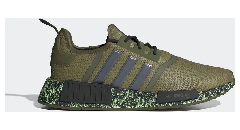 adidas NMD R1 Focus Olive Core Black Green Spark (ID5756)