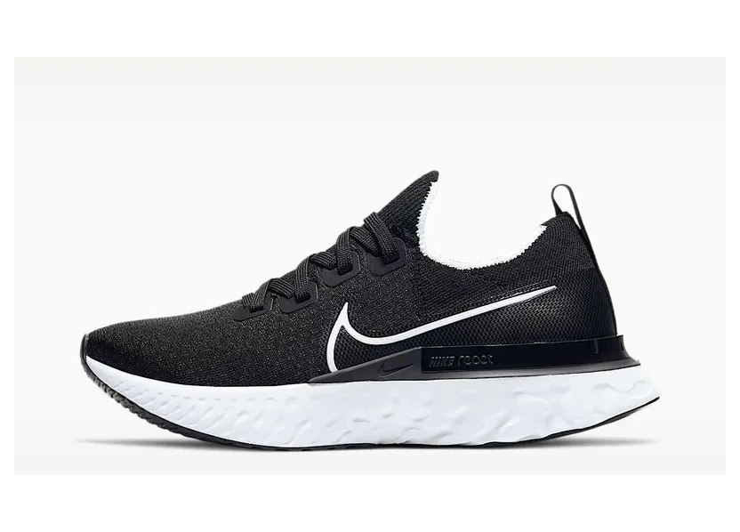 Nike React Infinity Run FK “Black / Dark Grey / White” (CD4372-002)