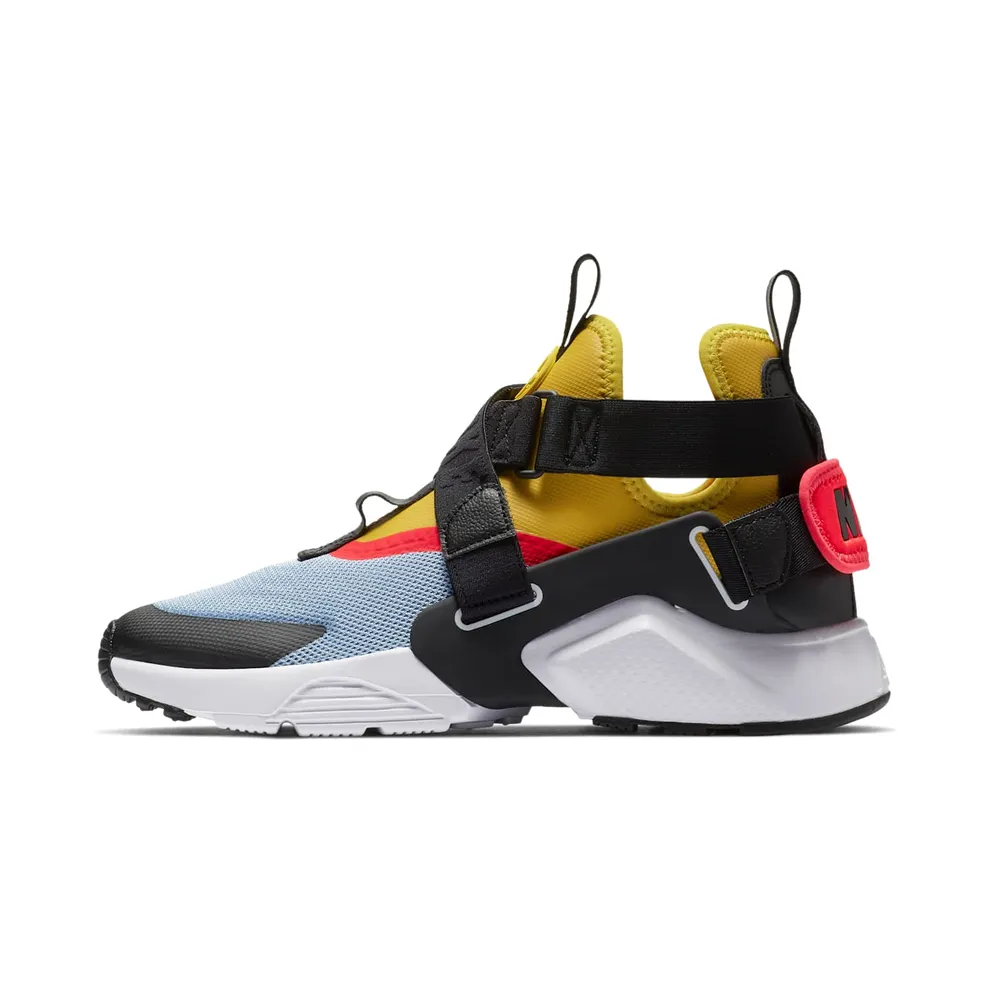 Nike Air Huarache City Aluminum Bright Citron Bright Crimson (W)