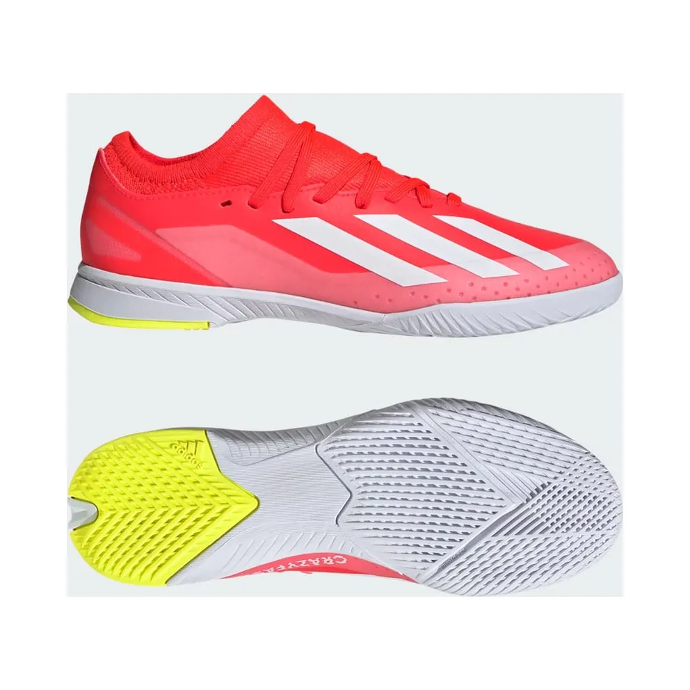 adidas Crazyfast League Indoor Solar Red Cloud White Team Solar Yellow (IF0684)