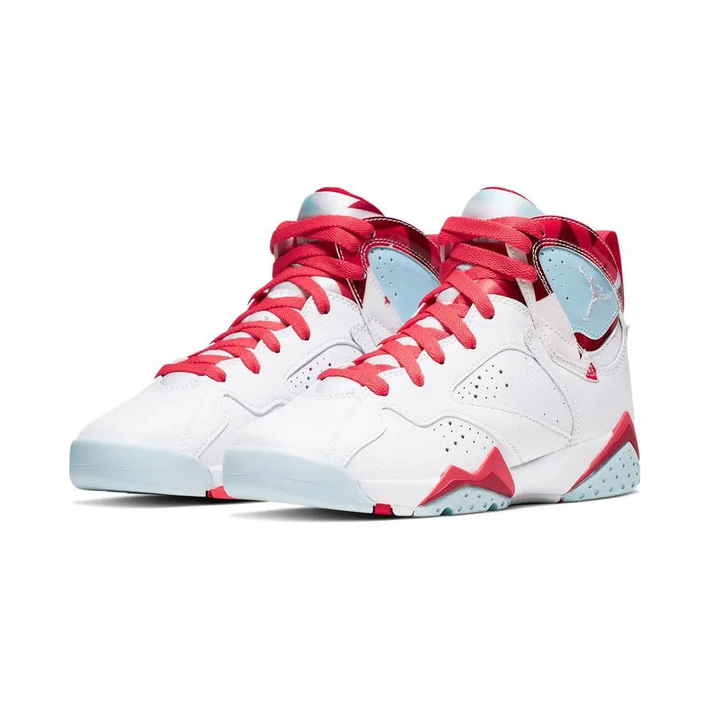 Jordan 7 Retro Topaz Mist (GS) White/White-Topaz Mist-Ember Glow-Gym Red (442960-104)