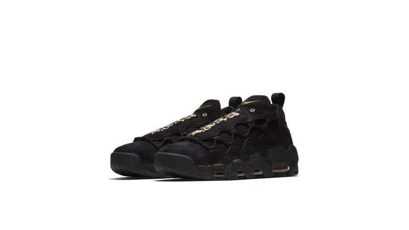 Nike Air More Money Lunar New Year (2018) Black/Black-Metallic Gold (AO9383-001)