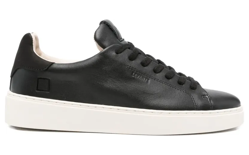 D.A.T.E. Levante leren sneakers – Zwart (M431LVCABK)