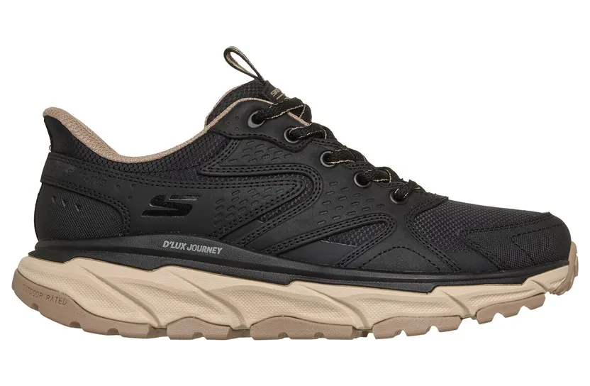 Skechers Slip-ins Relaxed Fit: D’Lux Journey “Talon Summit Sneaker Black / Natuurlijk” (180368BKNT)