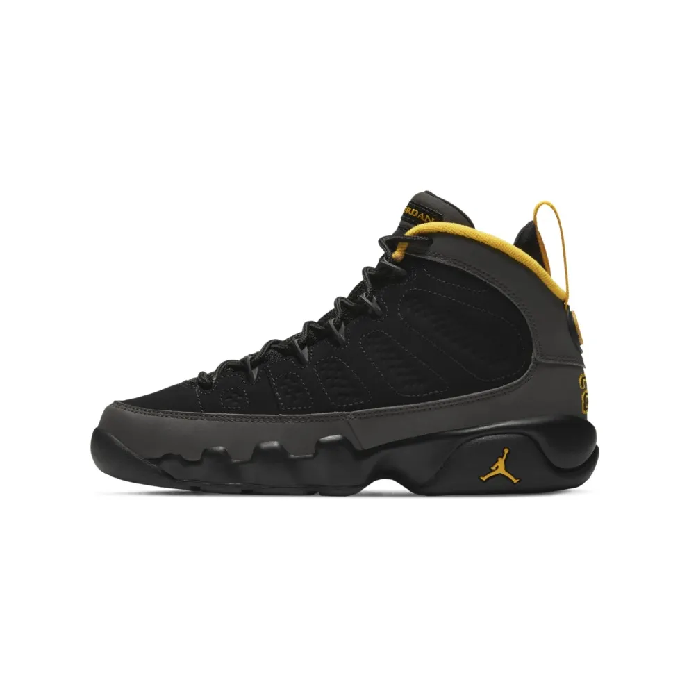 Jordan 9 Retro Dark Charcoal University Gold (GS) Black/Dark Charcoal-University Gold (302359 070)