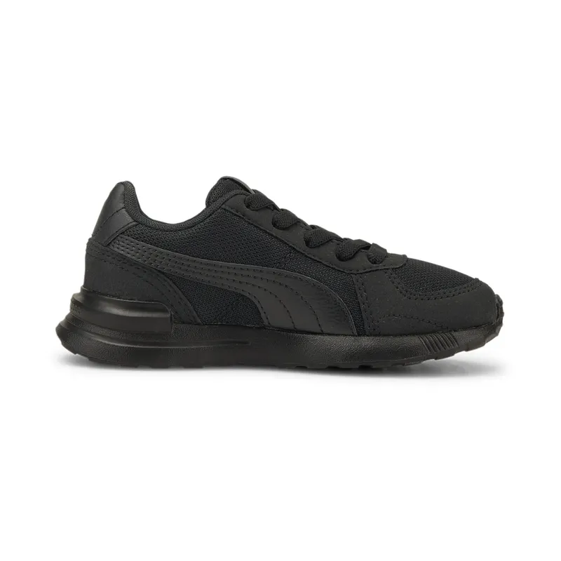PUMA Graviton AC Kids’ Black/Black/Dark Shadow (381988-01)