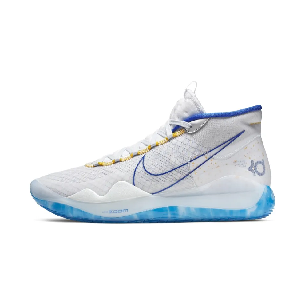Nike KD 12 Warriors Home White/Metallic Gold-Game Royal-Amarillo (AR4229-100)