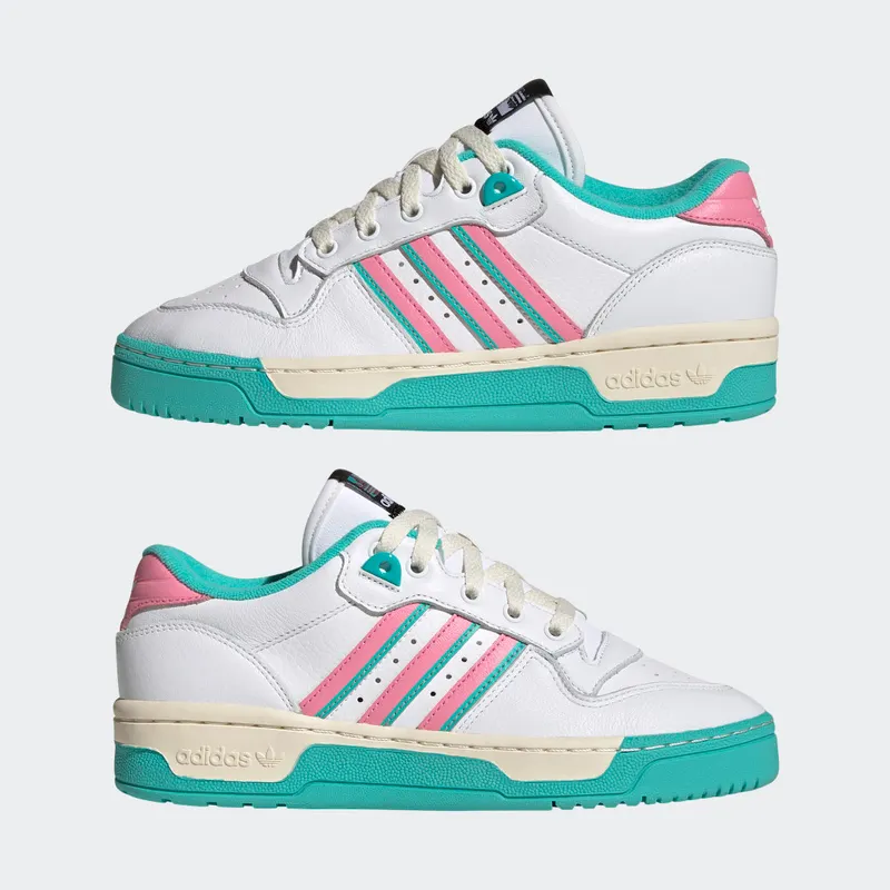 Adidas Rivalry Low Cloud White / Bliss Pink / Mint Rush (HQ6877)
