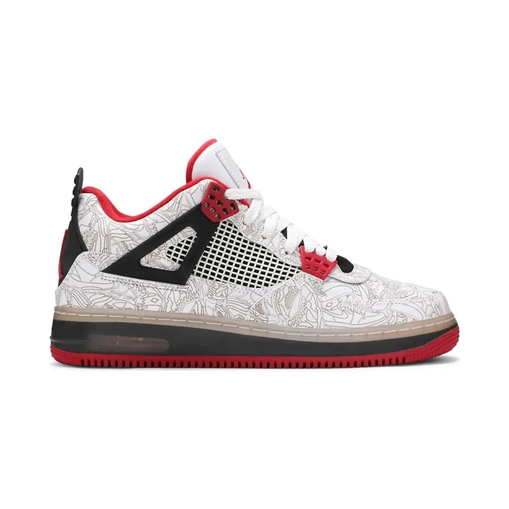 Jordan Fusion 4 White Laser (384393-101)
