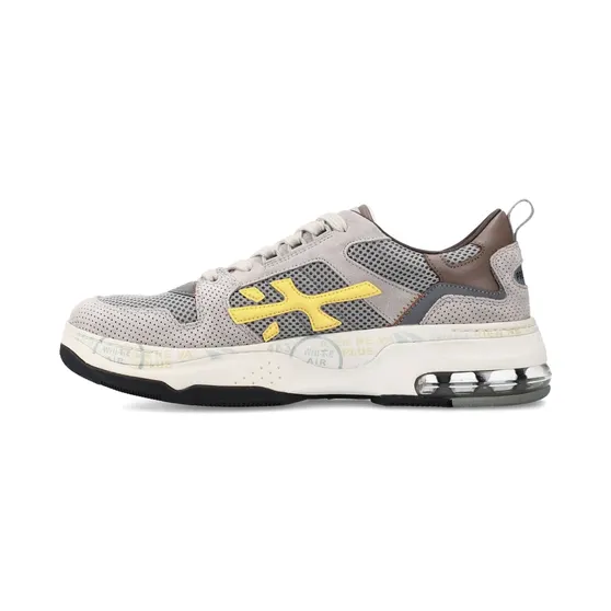 Premiata Drake mit Netzeinsatz “Grey” (DRAKE432)