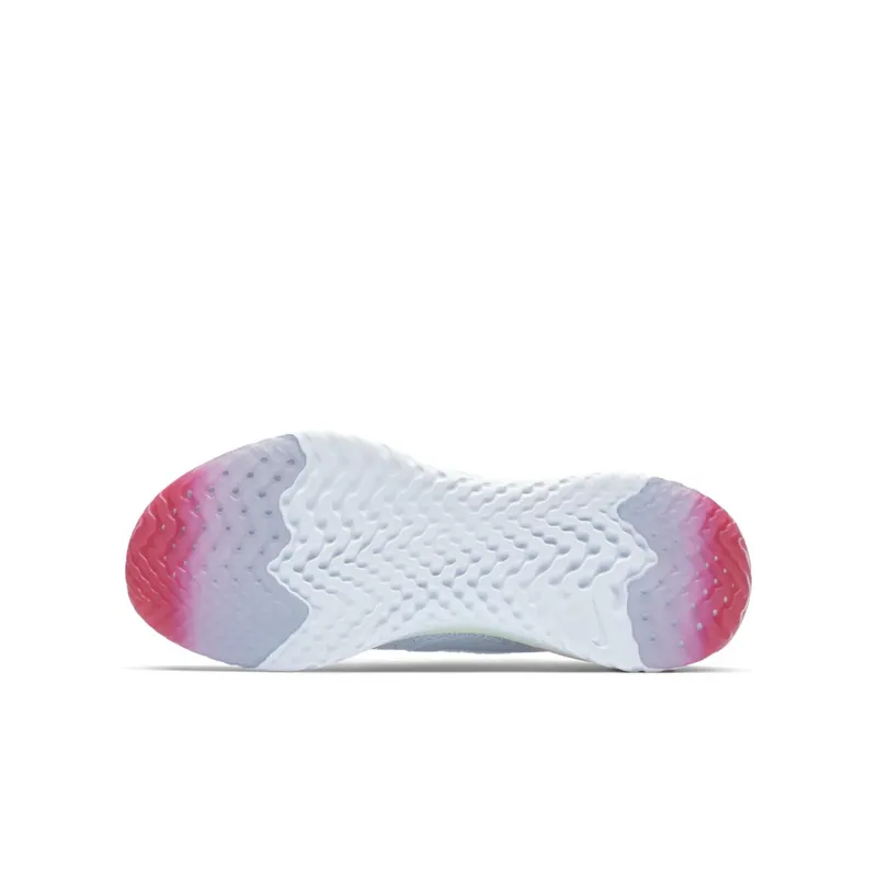 Nike Epic React Flyknit 2 Hydrogen Blue Sapphire Hyper Pink (GS) Hydrogen Blue/Black-Lime Blast-Sapphire (AQ3243-453)