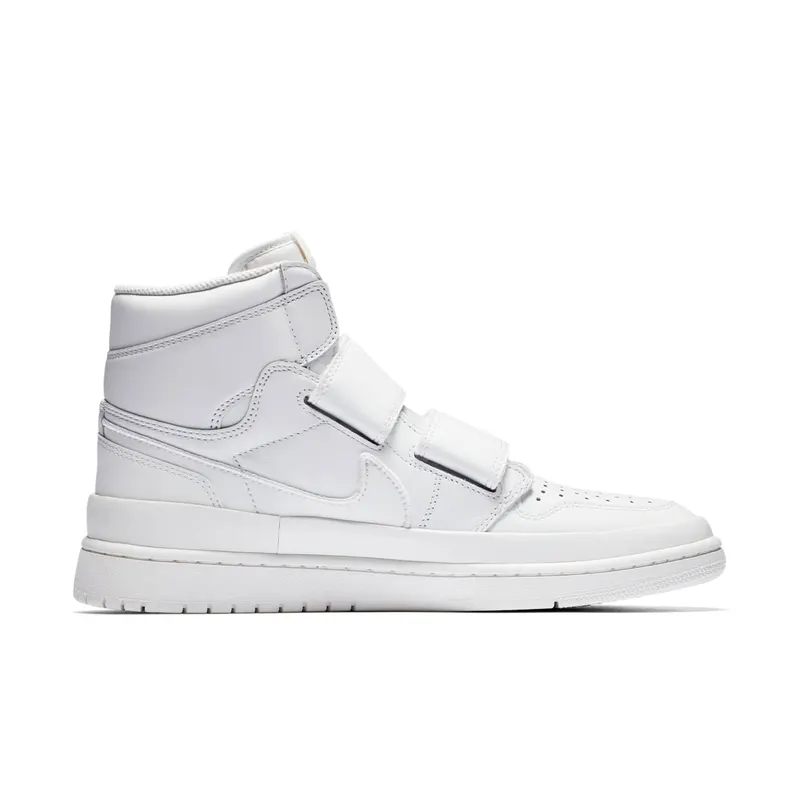 Jordan 1 Retro High Double Strap Summit White Summit White/Light Cream-Summit White (AQ7924-100)