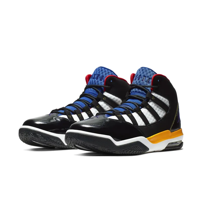 Jordan Max Aura Rivals Black/White-Rush Blue-Court Purple (CQ9451-001)