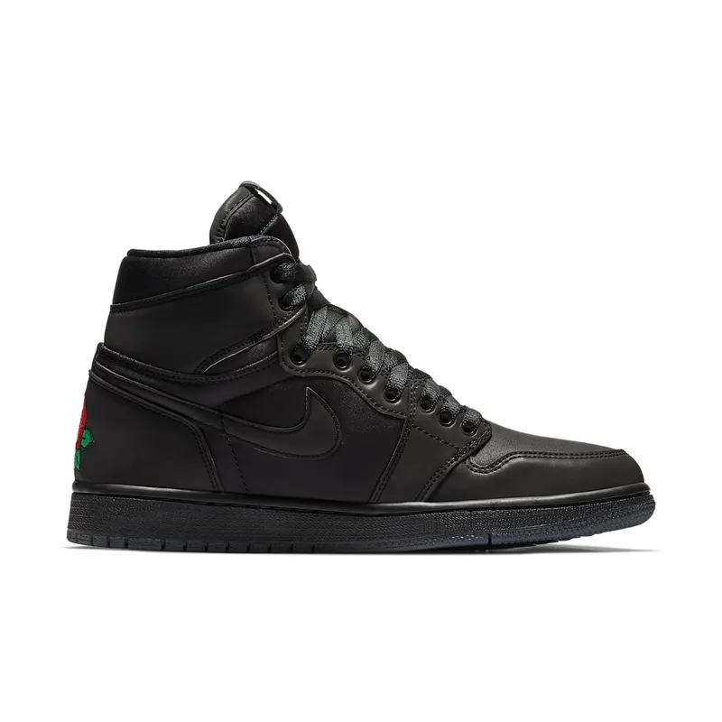 Jordan 1 Retro High Rox Brown (W) Black/Black-Metallic Gold (BV1576-001)