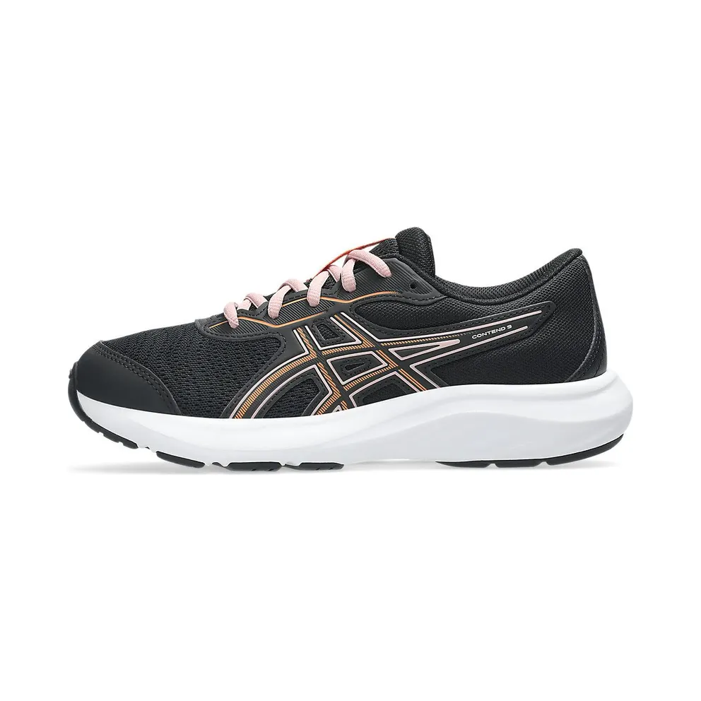 ASICS CONTEND 9 GS “Black / Sun Peach” (1014A337-010)