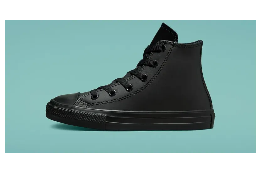 Converse Chuck Taylor All Star Leather Black/Black/Black (A00919C)