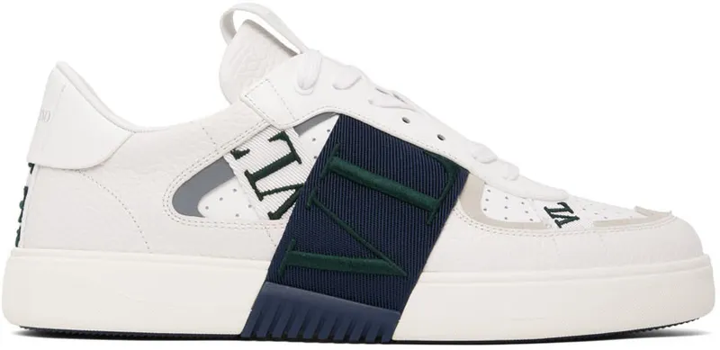 Valentino Garavani Off-White & Navy VL7N Sneakers (1Y2S0C58TJA)