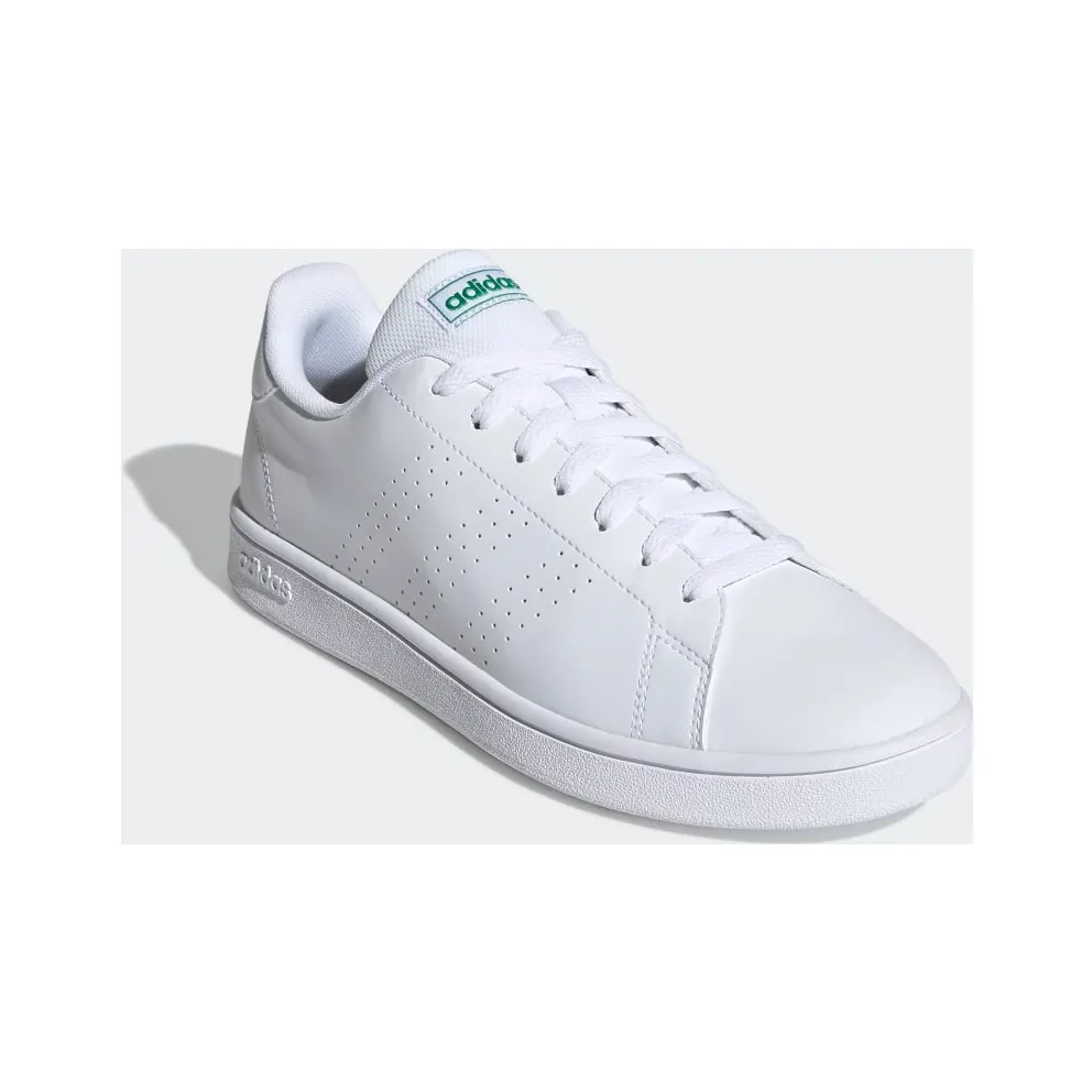 Adidas Advantage Base Cloud White / Cloud White / Green (EE7690)