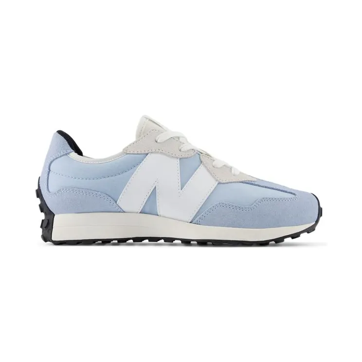 New Balance 327 Light Chrome Blue / White (GS327BS)