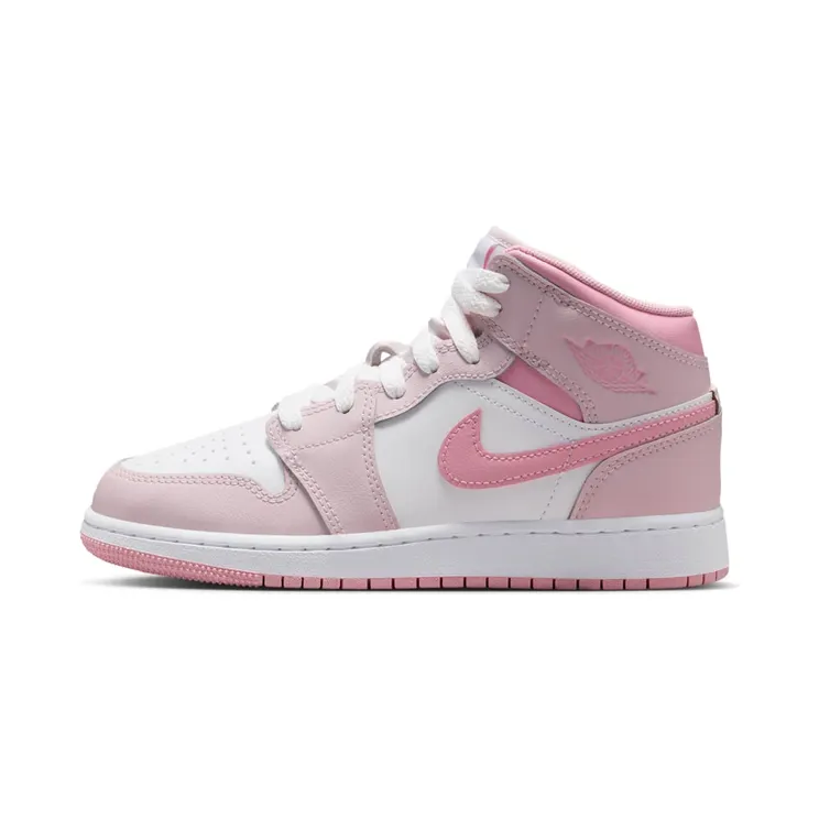 Jordan 1 Mid GS “Pearl Pink / White / Medium Soft Pink” (DQ8423-600)
