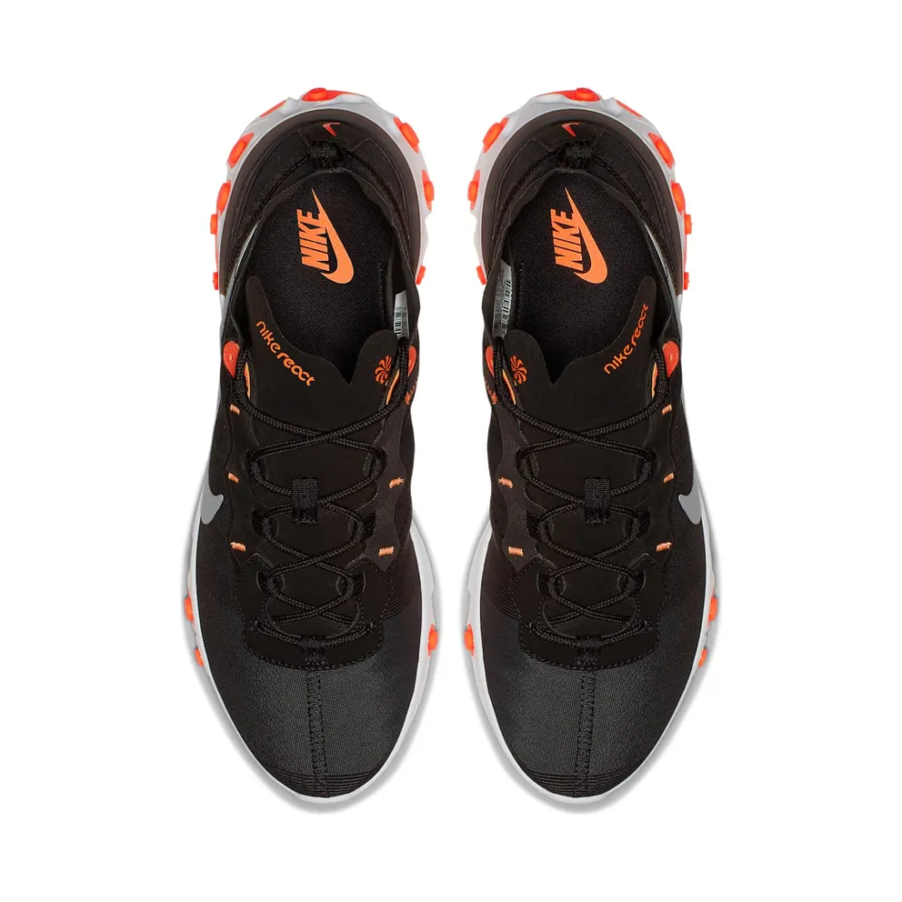 Nike React Element 55 Wolf Grey Orange (BQ6166-006)