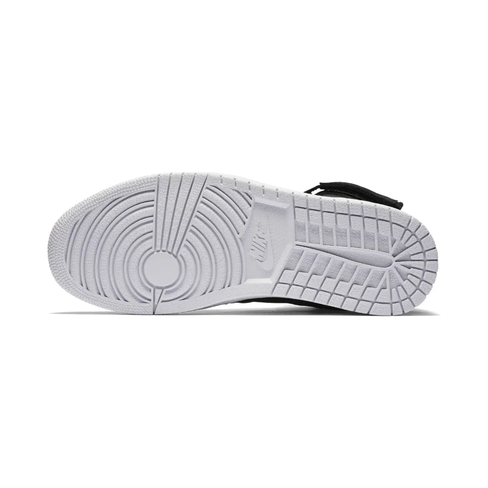 Jordan 1 Retro High Strap Black Anthracite Black/Pure Platinum-Anthracite (342132-004)