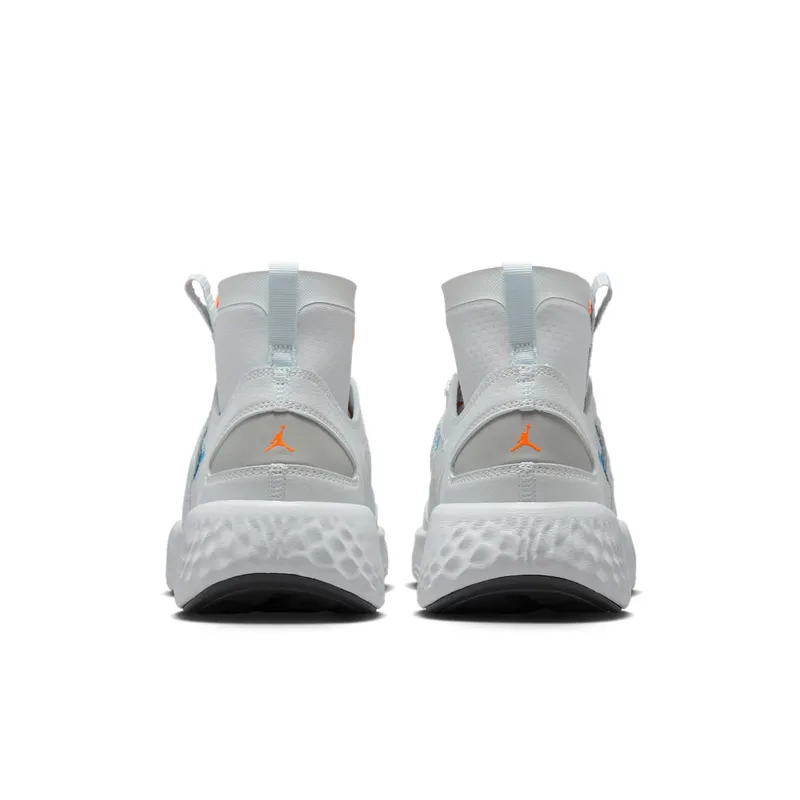 Jordan Delta 3 Mid Pure Platinum Chambray Total Orange (DR7614-004)