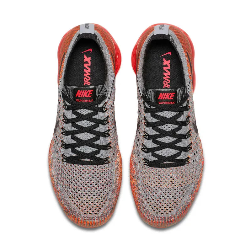 Nike Air VaporMax Wolf Grey Bright Crimson (W) Wolf Grey/Black-Light Crimson (849557-026)