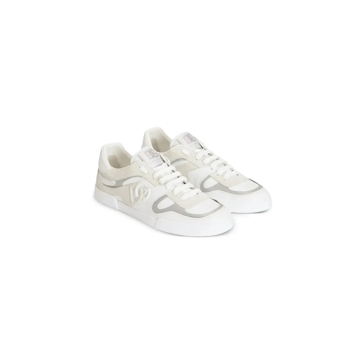 Dolce & Gabbana Portofino Calfskin “Neutrals/White” (CS2477 A0867 8L853) (4)